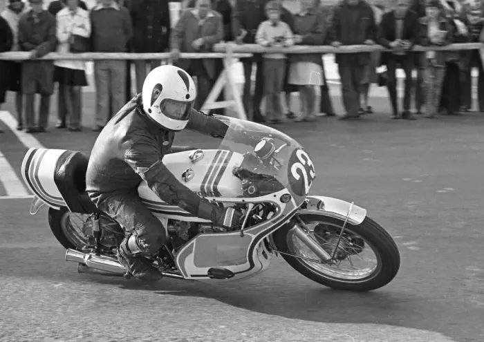 Framed Print : Terry McKane (Honda) 1975 Production TT Framed Print : Terry McKane (Honda) 1975 Production TT