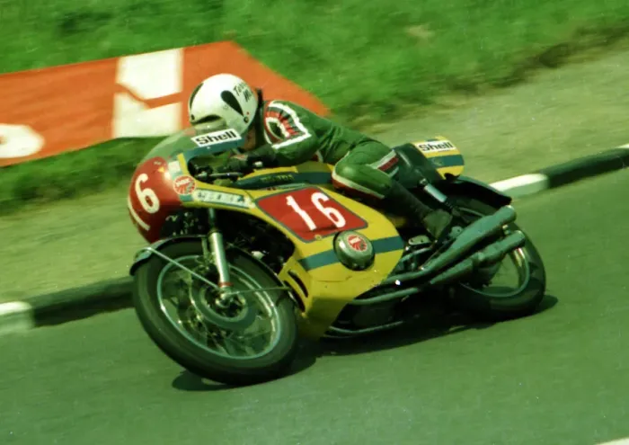 Framed Print : Terry McKane (Honda) 1976 Production TT Framed Print : Terry McKane (Honda) 1976 Production TT