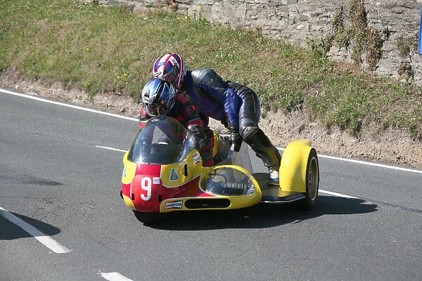 Terry Windle & Rae Hinchcliffe (Windle BSA) 2007 Parade Lap
