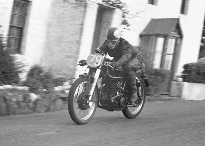 Framed Print : Thomas Swarbrick (AJS) 1953 Junior TT Framed Print : Thomas Swarbrick (AJS) 1953 Junior TT