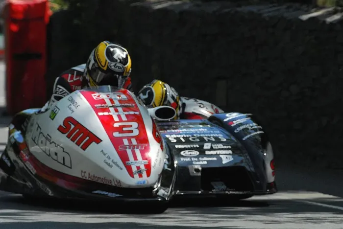 Tim Reeves & Dan Sayle LCR Honda Sidecar TT 2013 Print. Art Prints