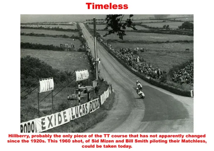 Framed Print : Timeless. Hillberry, probably the only piece of the TT course that has Framed Print : Timeless. Hillberry, probably the only piece of the TT course that has