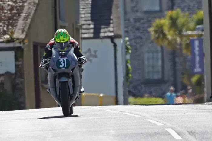 Framed Print : Timothee Monot (Aprilia) 2022 Supertwin TT Framed Print : Timothee Monot (Aprilia) 2022 Supertwin TT