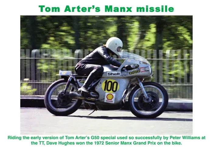 Framed Print : Tom Arters Manx missile Framed Print : Tom Arters Manx missile