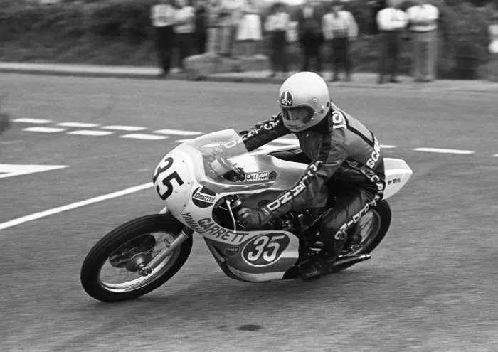 Framed Print : Tom Christian (Yamaha) 1975 Jurby Road Framed Print : Tom Christian (Yamaha) 1975 Jurby Road