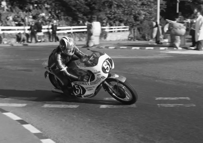 Framed Print : Tom Christian (Yamaha) 1975 Production TT Framed Print : Tom Christian (Yamaha) 1975 Production TT