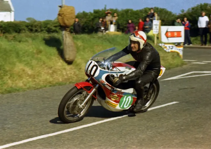 Framed Print : Tom Loughridge (Yamaha) 1974 Jurby Road Framed Print : Tom Loughridge (Yamaha) 1974 Jurby Road