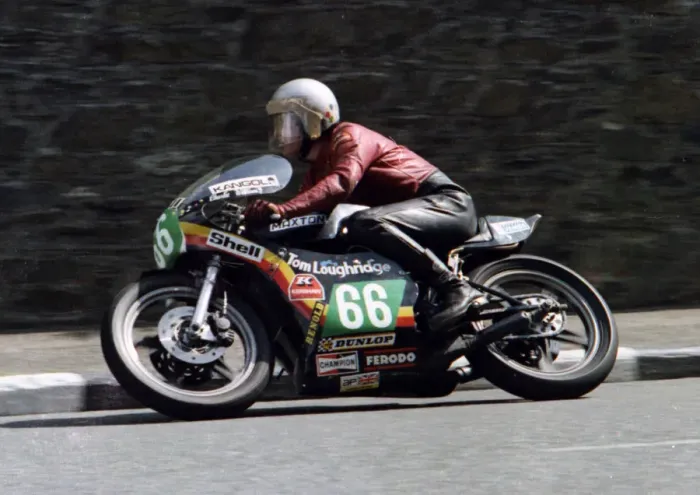 Framed Print : Tom Loughridge (Yamaha) 1979 Junior TT