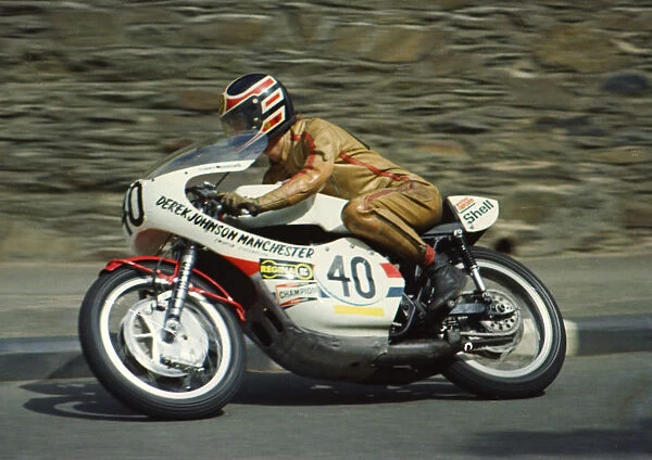 Tom Robinson (Johnson Yamaha) 1974 Formula 750 TT