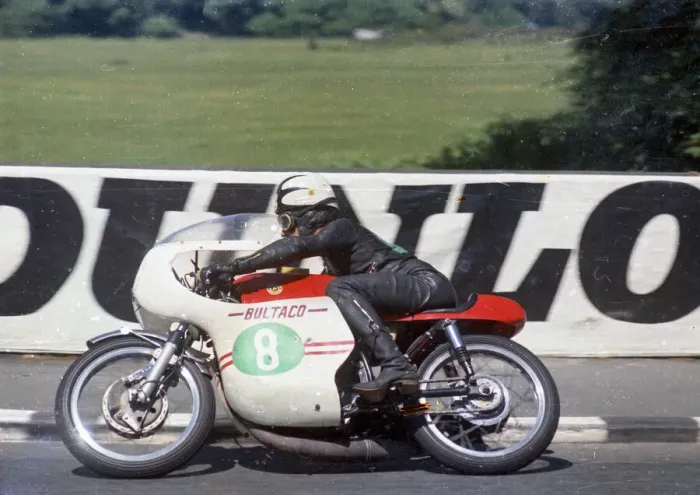 Framed Print : Tommy Robb (Bultaco) 1968 Lightweight TT Framed Print : Tommy Robb (Bultaco) 1968 Lightweight TT