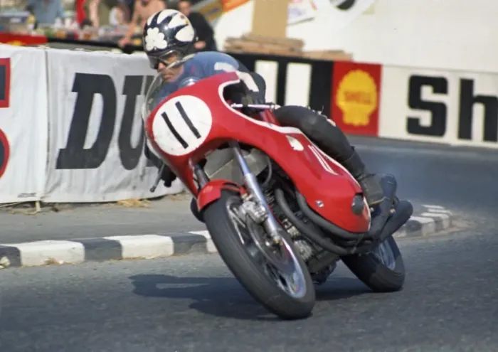 Framed Print : Tommy Robb (Honda) 1970 Production TT