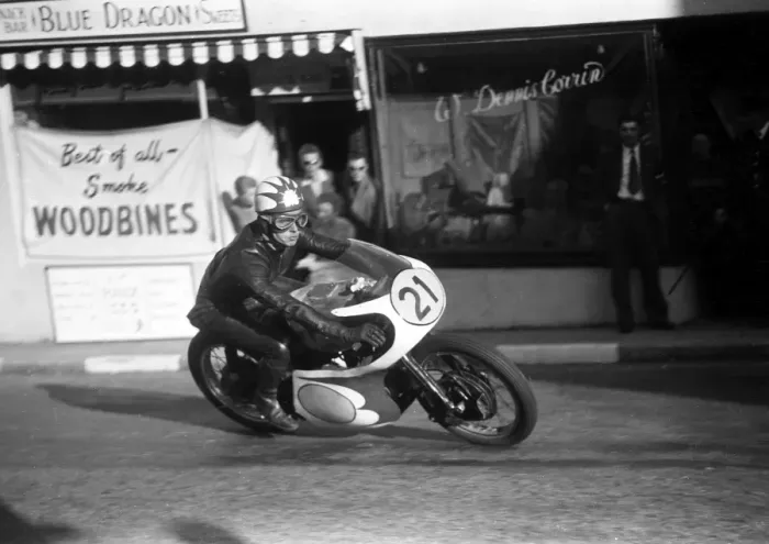 Framed Print : Tommy Robb (NSU) 1958 Lightweight TT Framed Print : Tommy Robb (NSU) 1958 Lightweight TT