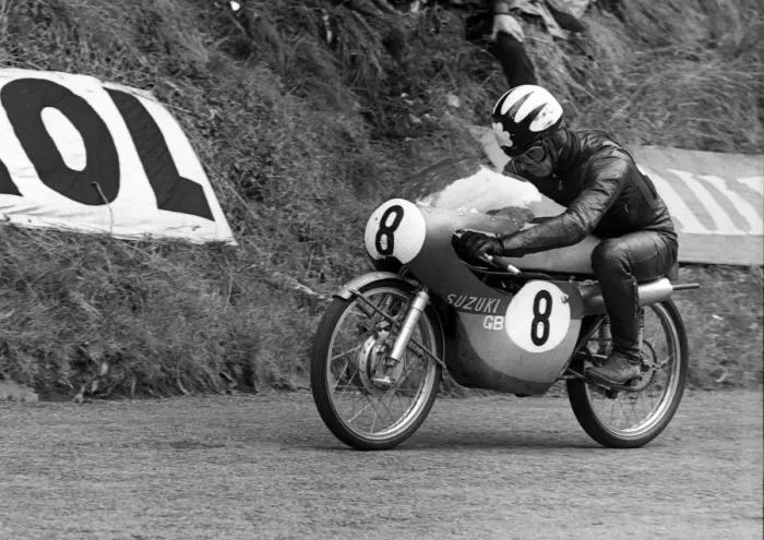 Framed Print : Tommy Robb (Suzuki) 1966 50cc TT Framed Print : Tommy Robb (Suzuki) 1966 50cc TT