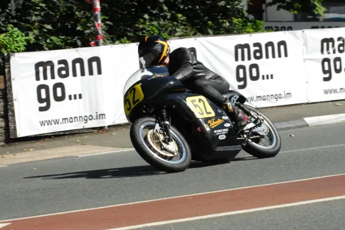Framed Print : Tony Ainley (Velocette) 2013 Senior Classic TT Framed Print : Tony Ainley (Velocette) 2013 Senior Classic TT