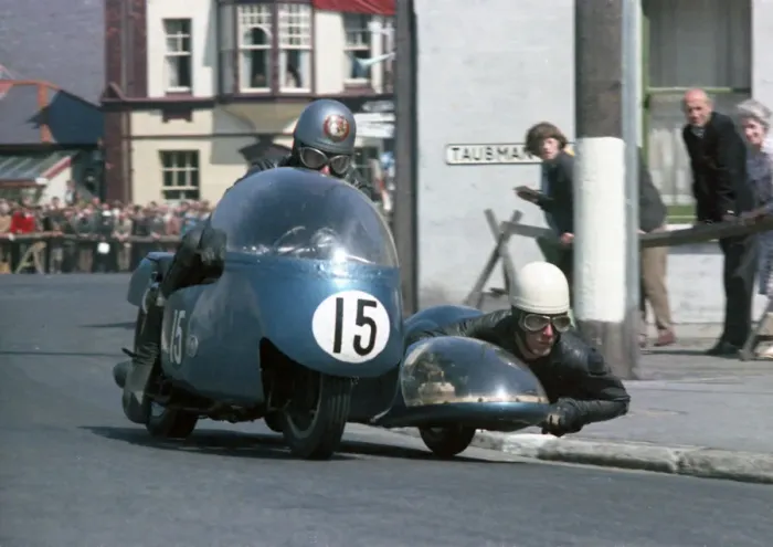 Framed Print : Tony Baitup & K Simmons (Triumph) 1967 Sidecar TT Framed Print : Tony Baitup & K Simmons (Triumph) 1967 Sidecar TT