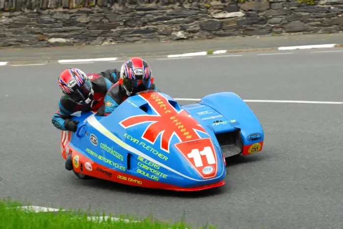 Framed Print : Tony Baker & Fiona Baker-Milligan (Suzuki) 2013 Sidecar TT Framed Print : Tony Baker & Fiona Baker-Milligan (Suzuki) 2013 Sidecar TT