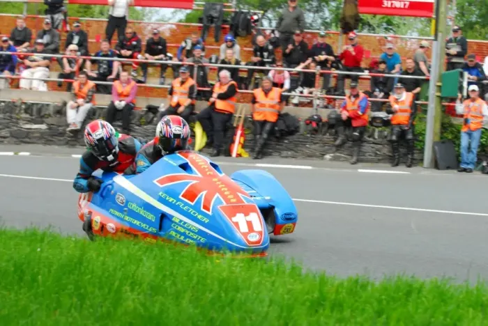 Framed Print : Tony Baker & Fiona Baker-Milligan (Suzuki) 2013 Sidecar TT Framed Print : Tony Baker & Fiona Baker-Milligan (Suzuki) 2013 Sidecar TT