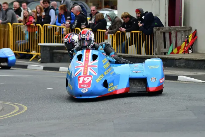 Framed Print : Tony Baker Fiona Baker-Milligan Suzuki 2015 Sidecar TT Framed Print : Tony Baker Fiona Baker-Milligan Suzuki 2015 Sidecar TT