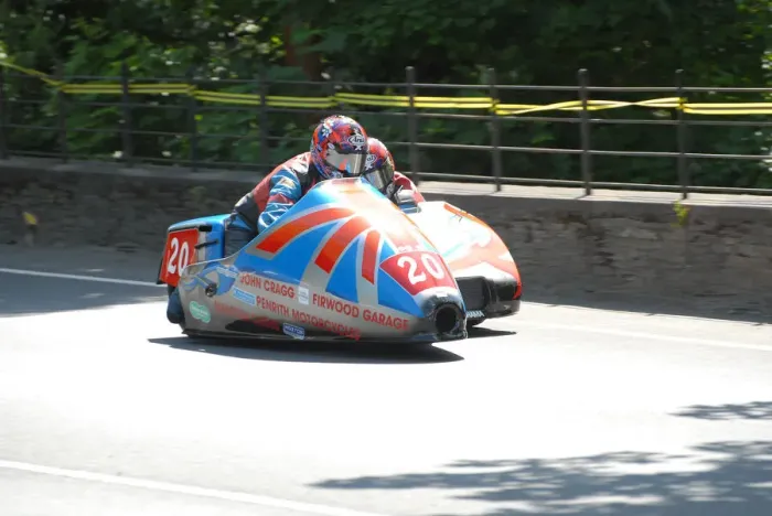 Framed Print : Tony Baker & Fiona Baker-Millingan (Baker Suzuki) 2008 Sidecar TT Framed Print : Tony Baker & Fiona Baker-Millingan (Baker Suzuki) 2008 Sidecar TT