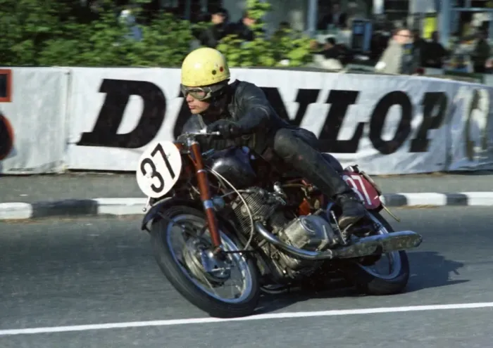 Framed Print : Tony Dunnell (Honda) 1967 Production 500cc TT Framed Print : Tony Dunnell (Honda) 1967 Production 500cc TT