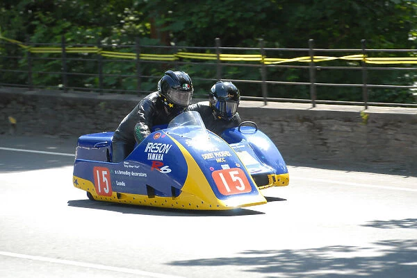 Tony Elmer & Darren Marshall (Ireson Yamaha) 2008 Sidecar TT