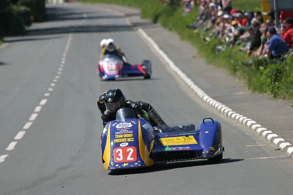 Tony Elmer & Darren Marshall (Ireson Yamaha) 2005 Sidecar TT