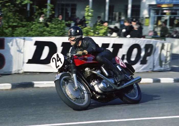 Framed Print : Tony Godfrey (Dunstall Dominator) 1967 Production 750cc TT Framed Print : Tony Godfrey (Dunstall Dominator) 1967 Production 750cc TT
