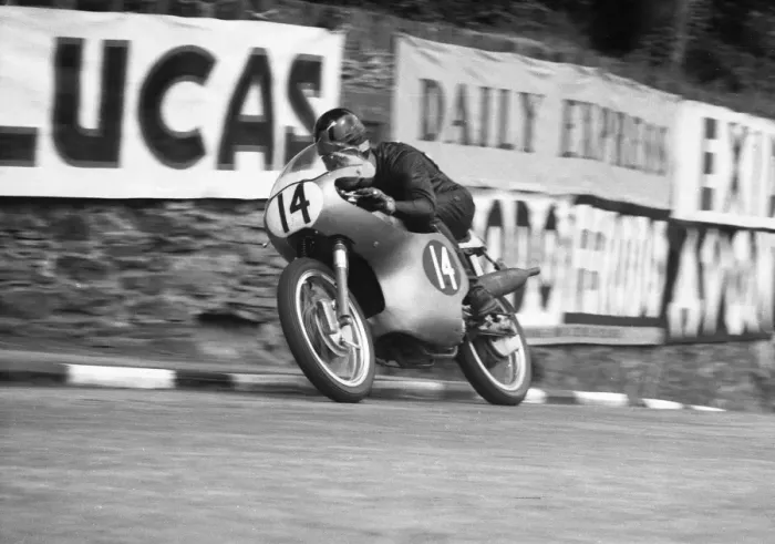 Framed Print : Tony Godfrey (EMC) 1961 Ultra Lightweight TT Framed Print : Tony Godfrey (EMC) 1961 Ultra Lightweight TT