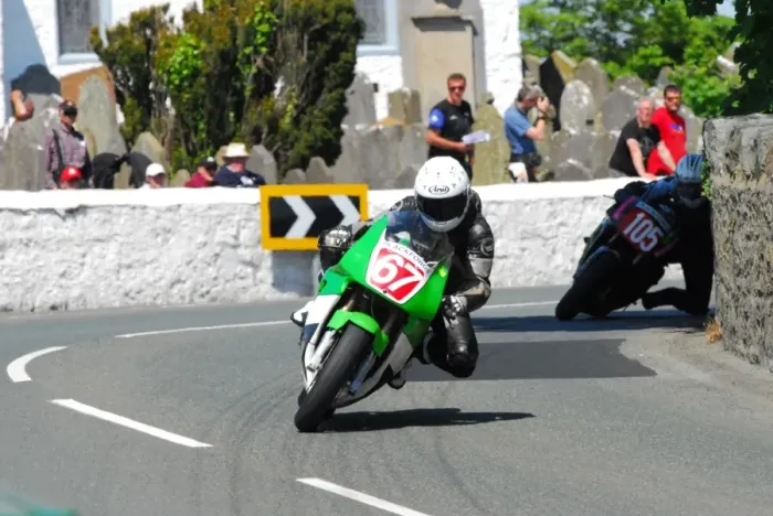 Framed Print : Tony Limer (Kawasaki) 2016 Pre TT Classic Framed Print : Tony Limer (Kawasaki) 2016 Pre TT Classic