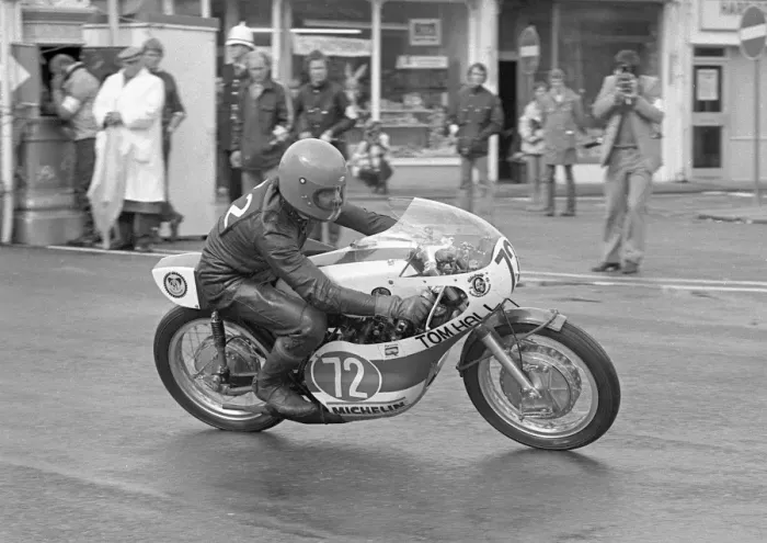 Framed Print : Tony McGurk (Yamaha) 1974 Junior TT Framed Print : Tony McGurk (Yamaha) 1974 Junior TT