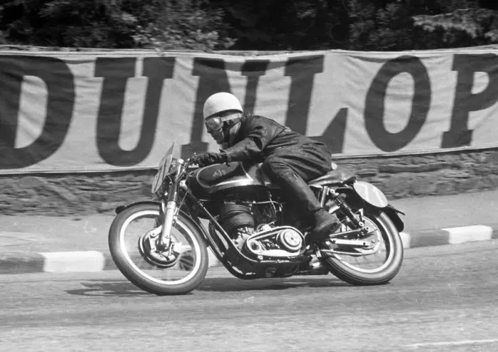 Framed Print : Tony Ovens (AJS) 1955 Junior TT Framed Print : Tony Ovens (AJS) 1955 Junior TT