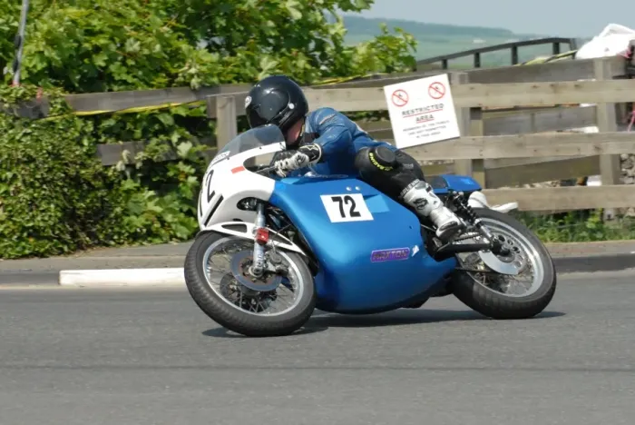 Framed Print : Tony Rainford (Rob North Triumph) 2012 Pre TT Classic Framed Print : Tony Rainford (Rob North Triumph) 2012 Pre TT Classic