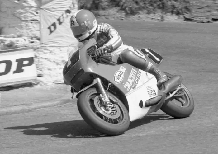 Framed Print : Tony Rutter (Ducati) 1983 Formula Two TT Framed Print : Tony Rutter (Ducati) 1983 Formula Two TT