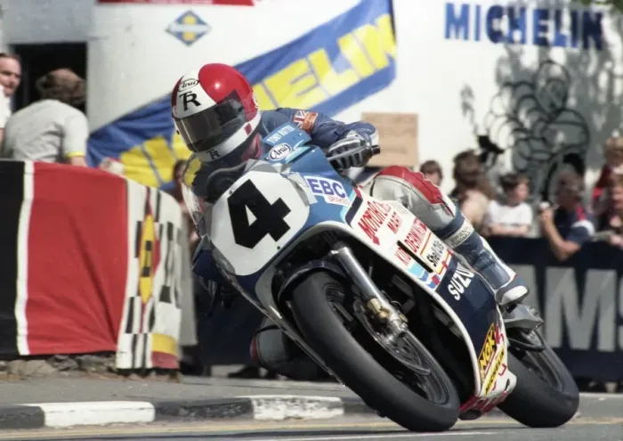 Framed Print : Tony Rutter (Suzuki) 1985 Formula One TT Framed Print : Tony Rutter (Suzuki) 1985 Formula One TT