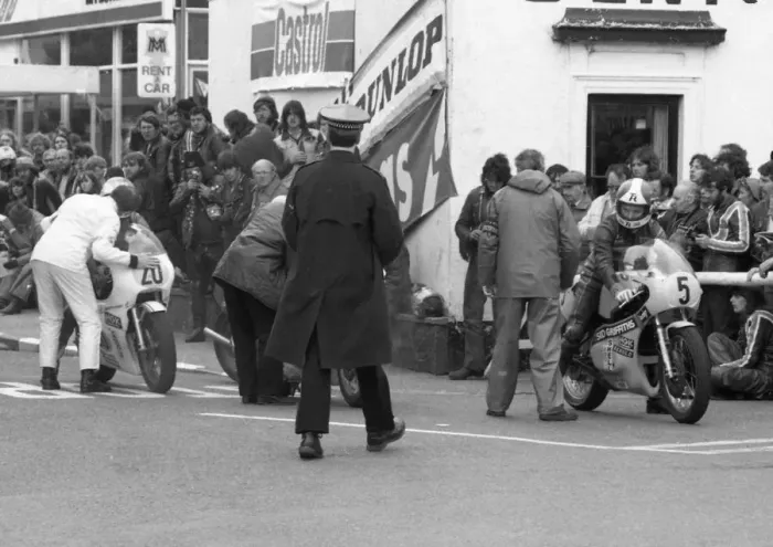 Framed Print : Tony Rutter (Yamaha) first running, 1981 Senior TT Framed Print : Tony Rutter (Yamaha) first running, 1981 Senior TT