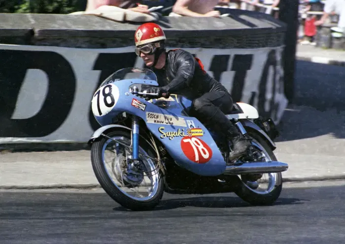 Framed Print : Trevor Holdsworth (Suzuki) 1969 Production TT Framed Print : Trevor Holdsworth (Suzuki) 1969 Production TT