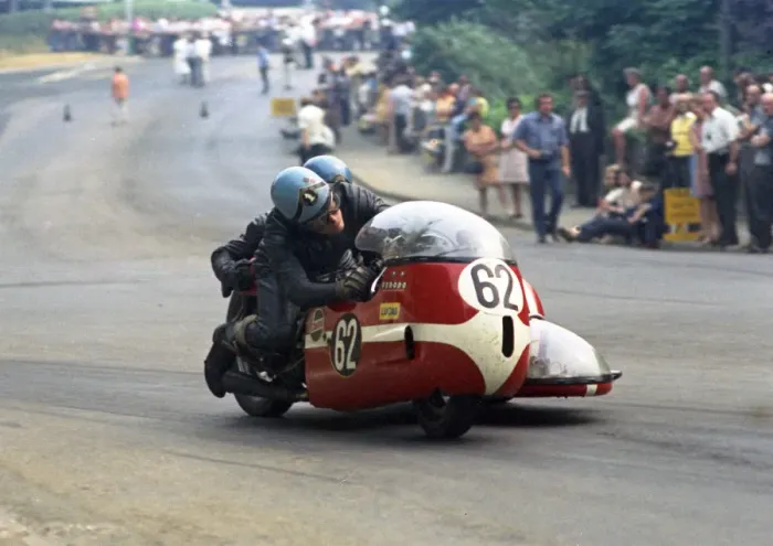 Framed Print : Trevor Ireson & D Lockett (ETY Triumph) 1970 500 Sidecar TT Framed Print : Trevor Ireson & D Lockett (ETY Triumph) 1970 500 Sidecar TT