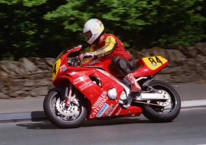 Framed Print : Trevor Keys (Yamaha) 1995 Junior TT Framed Print : Trevor Keys (Yamaha) 1995 Junior TT