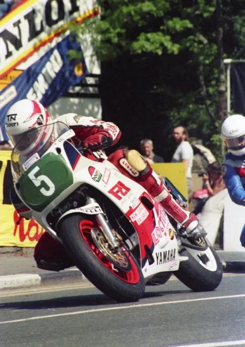 Framed Print : Trevor Nation (Yamaha) 1987 Production B TT