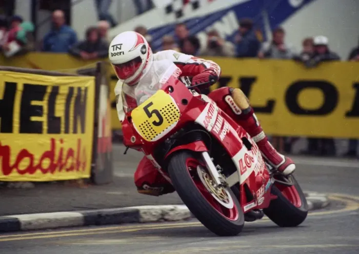 Framed Print : Trevor Nation (Yamaha) 1987 Senior TT Framed Print : Trevor Nation (Yamaha) 1987 Senior TT