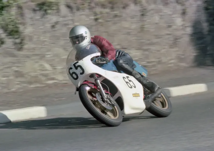 Framed Print : Trevor Parker (Suzuki) 1982 Senior Manx Grand Prix