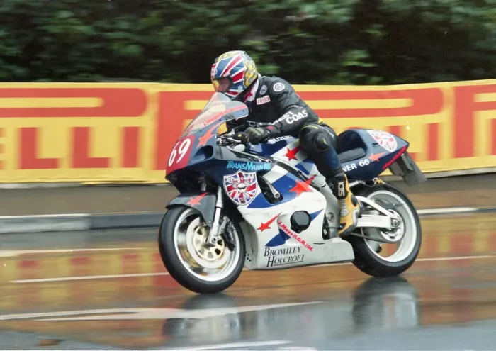 Framed Print : Trevor Stokes (Honda) 2000 Production TT Framed Print : Trevor Stokes (Honda) 2000 Production TT