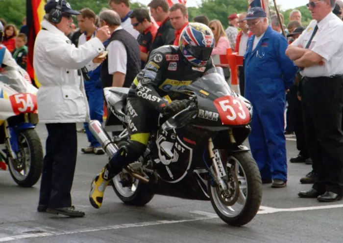 Framed Print : Trevor Stokes (Kawasaki) 1999 Production TT Framed Print : Trevor Stokes (Kawasaki) 1999 Production TT