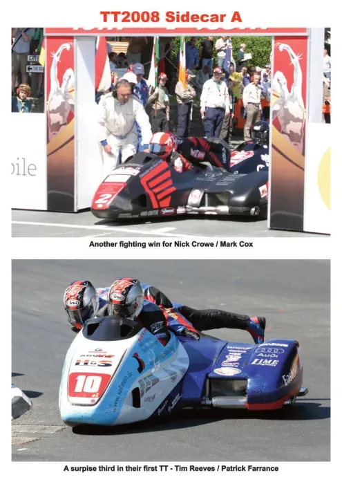 Framed Print : TT 2008 Sidecar A Framed Print : TT 2008 Sidecar A