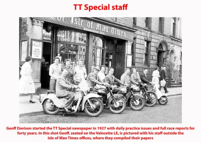 Framed Print : TT Special staff
