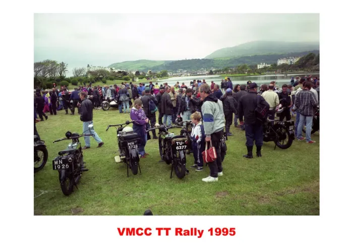 Framed Print : V. M. C. C. TT Rally 1995 Framed Print : V. M. C. C. TT Rally 1995