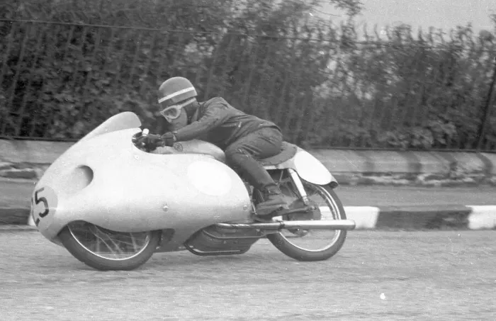 Framed Print : Vaclas Parus (CZ) 1956 Lightweight TT