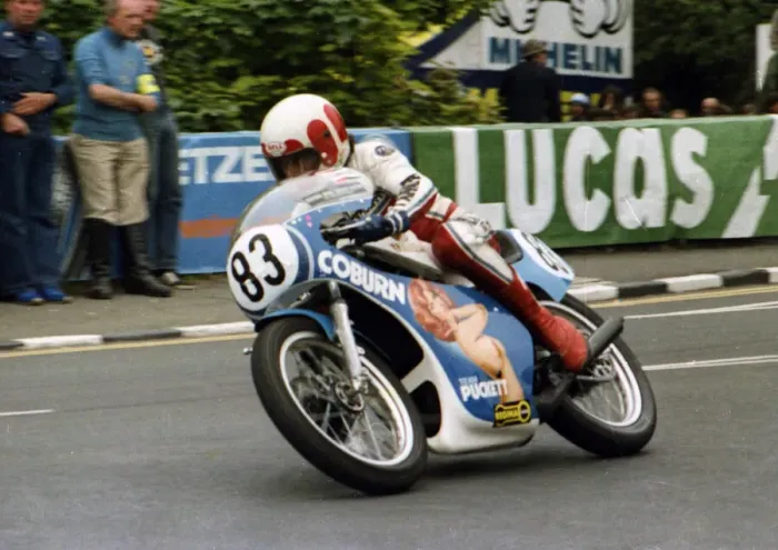 Framed Print : Vaughan Coburn (Yamaha) 1979 Classic TT