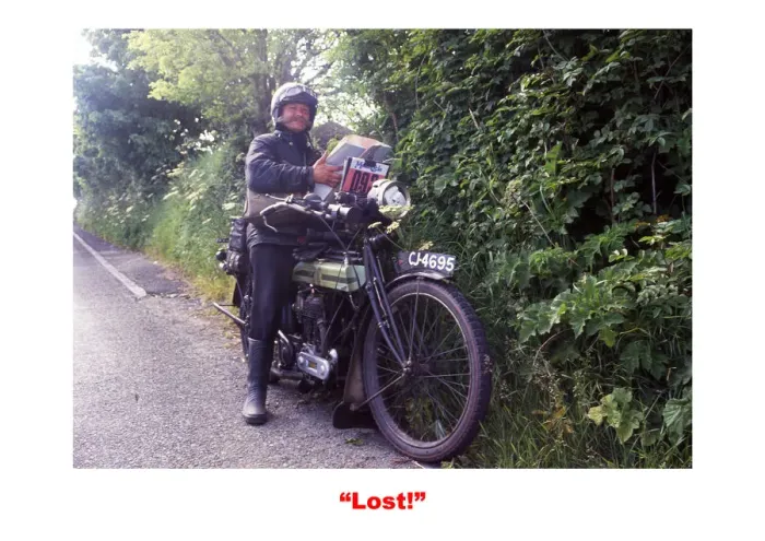 Framed Print : Lost. V.M.C.C. TT rally Framed Print : Lost. V.M.C.C. TT rally