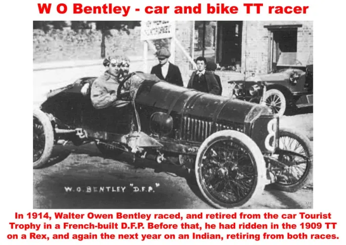 Framed Print : W O Bentley - car and bike TT racer Framed Print : W O Bentley - car and bike TT racer